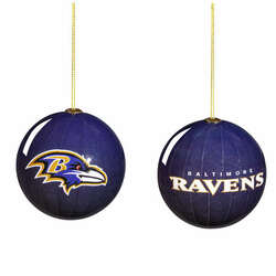Item 421066 Baltimore Ravens Ball Ornament