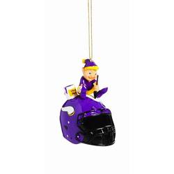 Item 421067 Minnesota Vikings Team Elf Helmet Ornament