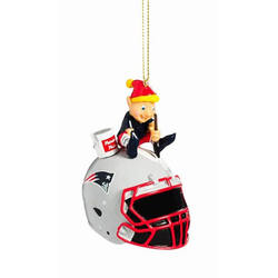 Item 421072 New England Patriots Team Elf Helmet Ornament