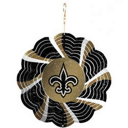 Item 421094 New Orleans Saints Geo Spinner Ornament