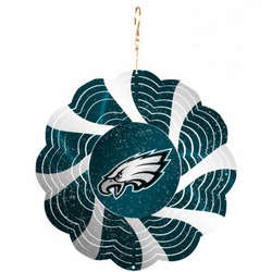 Item 421098 Philadelphia Eagles Geo Spinner Ornament