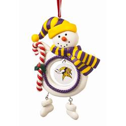 Item 421150 Minnesota Vikings Snowman Ornament