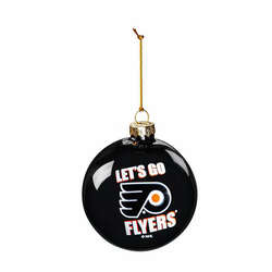 Item 421185 thumbnail Philadelphia Flyers Glass Ball Ornament