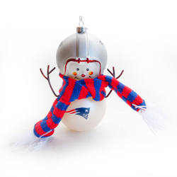 Item 421190 New England Patriots Snowman Ornament