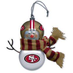 Item 421195 San Francisco 49ers Snowman Ornament