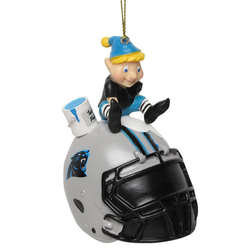 Item 421206 Carolina Panthers Team Elf Helmet Ornament
