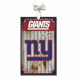 Item 421230 New York Giants Corrugate Ornament