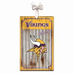 Item 421232 Minnesota Vikings Corrugate Ornament