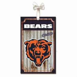 Item 421236 Chicago Bears Corrugate Ornament