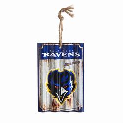 Item 421239 Baltimore Ravens Corrugate Ornament