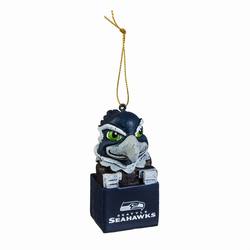 Item 421243 Seattle Seahawks Mascot Ornament