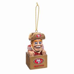 Item 421244 San Francisco 49ers Mascot Ornament