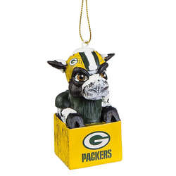 Item 421255 Green Bay Packers Mascot Ornament