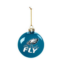 Item 421313 Philadelphia Eagles Glass Ball Ornament