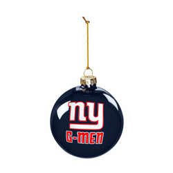 Item 421315 thumbnail New York Giants Glass Ball Ornament