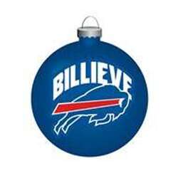 Item 421343 Buffalo Bills Glass Ball Ornament