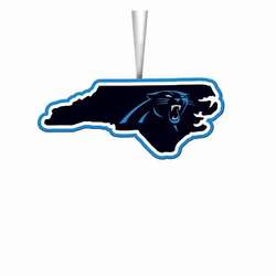 Item 421390 Carolina Panthers State Ornament