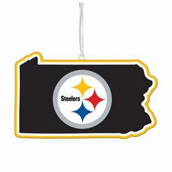 Item 421394 Pittsburgh Steelers State Ornament