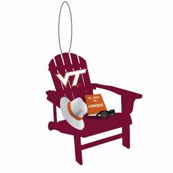 Item 421500 Virginia Tech Hokies Adirondack Chair Ornament