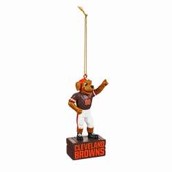 Item 421535 Cleveland Browns Mascot Statue Ornament