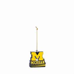 Item 421585 University of Michigan Wolverines Mascot Statue Ornament
