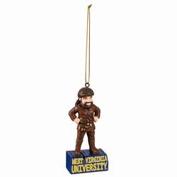 Item 421597 West Virginia University Mountaineers Mascot Statue Ornament