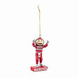 Item 421598 Ohio State University Buckeyes Mascot Statue Ornament