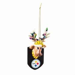 Item 421601 Pittsburgh Steelers Reindeer Ornament