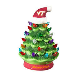 Item 421604 Virginia Tech LED Ceramic Tree