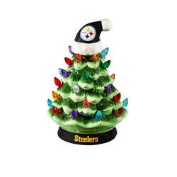 Item 421609 Pittsburgh Steelers LED Ceramic Tree
