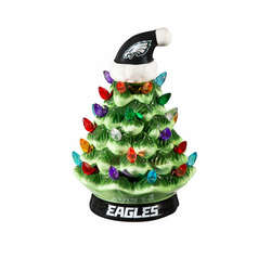 Item 421610 Philadephia Eagles LED Ceramic Tree