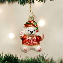 Item 425028 Baby's First Christmas Bear Ornament