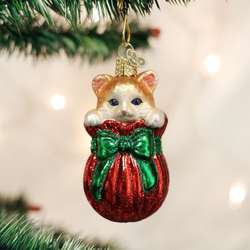 Item 425029 thumbnail Letting The Cat Out of The Bag Ornament
