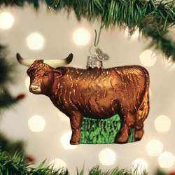 Item 425056 Highland Cow Ornament
