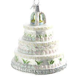 Item 425064 Wedding Cake Ornament