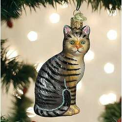 Item 425079 Tabby Cat Ornament