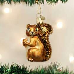 Item 425114 Squirrel With Nut Ornament