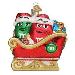 Item 425150 M&M's In Sleigh Ornament