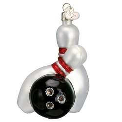 Item 425164 Bowling Ball and Pins Ornament