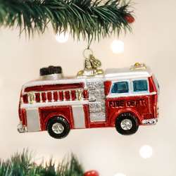 Item 425166 Fire Truck Ornament