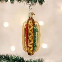 Item 425201 Hot Dog Ornament