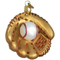 Item 425217 Baseball Glove With Ball Ornament