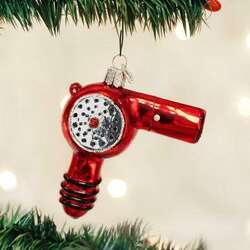 Item 425225 Blow Dryer Ornament