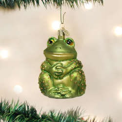 Item 425242 Sitting Frog Ornament