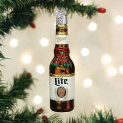 Item 425280 Holiday Miller Lite Bottle Ornament