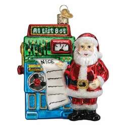Item 425301 Santa's AI List Bot Ornament