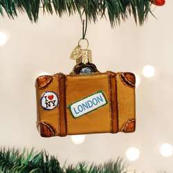 Item 425437 Traveling Suitcase Ornament