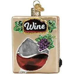 Item 425499 Boxed Wine Ornament