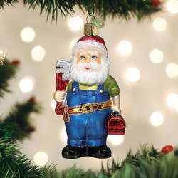 Item 425517 Handyman Santa Ornament