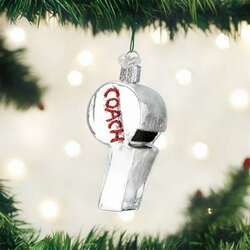 Item 425556 Coach's Whistle Ornament